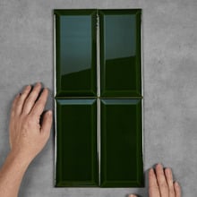 Fulham Gloss Heritage Green Subway Ceramic Tile